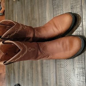Ariat Womens Leather Western Boots 9b 